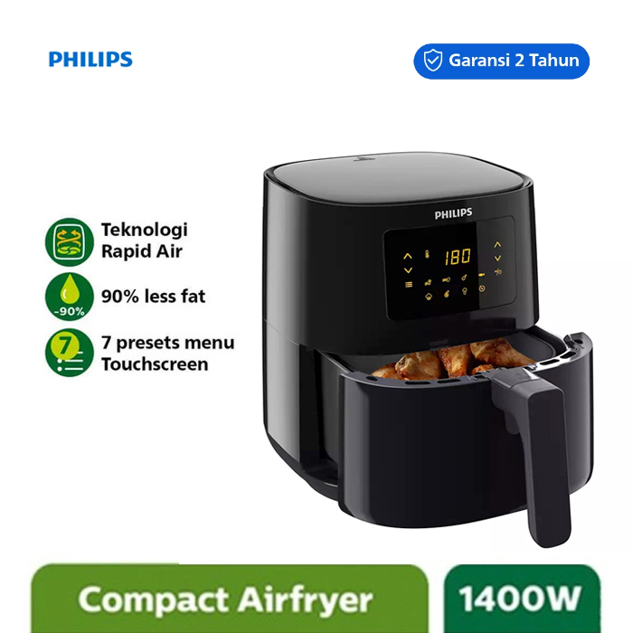 Philips Air Fryer HD9252/90 - Hitam